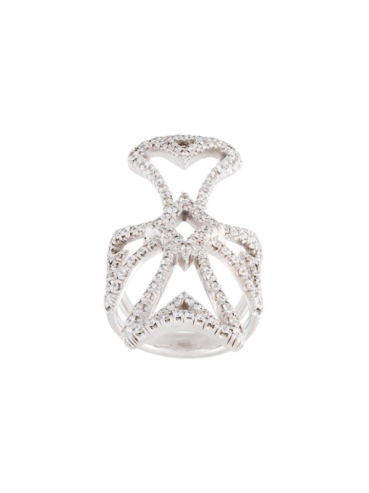 Loree Rodkin Maltese Cross Diamond Ring - Metallic
