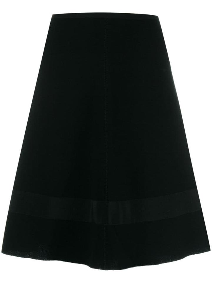 Prada Pre-owned 1990's A-line Skirt - Black