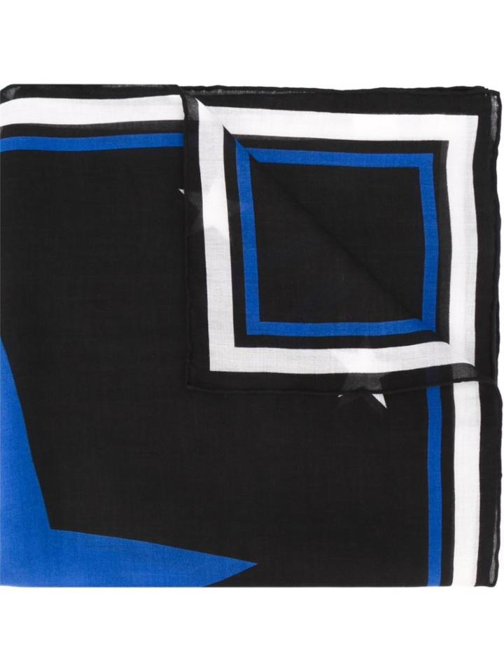 Givenchy 17 Print Scarf, Men's, Modal/cashmere