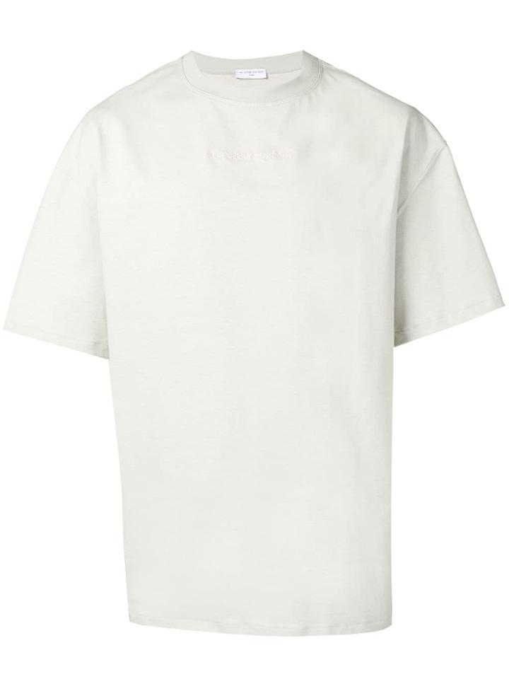 Ih Nom Uh Nit Oversized Graphic T-shirt - Grey