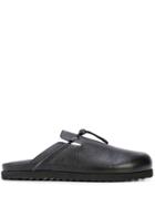 Buscemi Pietro Drawstring Slippers - Black