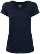 Majestic Filatures - Scoop Neck T-shirt - Women - Spandex/elastane/viscose - Iv, Women's, Blue, Spandex/elastane/viscose