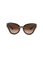 Prada Eyewear Catwalk Sunglasses - Brown