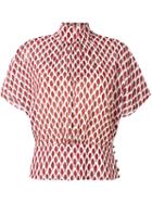 Red Valentino Camicia Printed Blouse, Women's, Size: 48, Silk