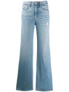 Grlfrnd High Waisted Flared Jeans - Blue