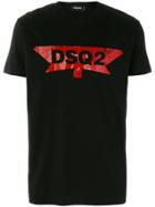 Dsquared2 Logo Print T-shirt - Black