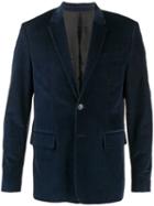 Zadig & Voltaire Valfried Velvet Veste Blazer - Blue
