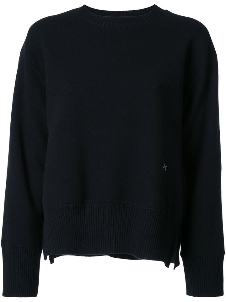Astraet Crew Neck Jumper, Women's, Black, Wool
