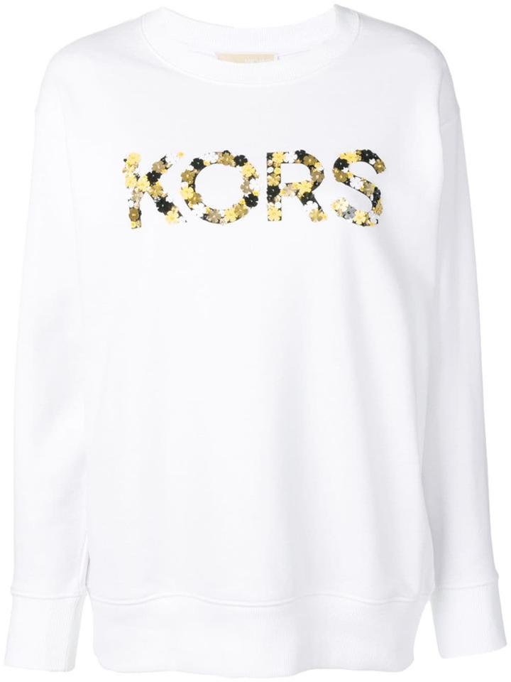 Michael Michael Kors Logo Sweatshirt - White