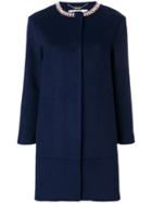 Blugirl Embellished Coat - Blue