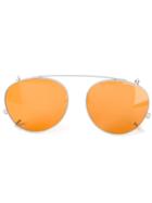 Kyme 'clip On Miki' Sunglasses - Yellow & Orange
