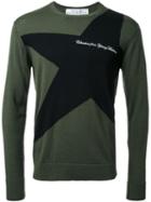Education From Youngmachines Star Jumper, Men's, Size: 1, Green, Wool