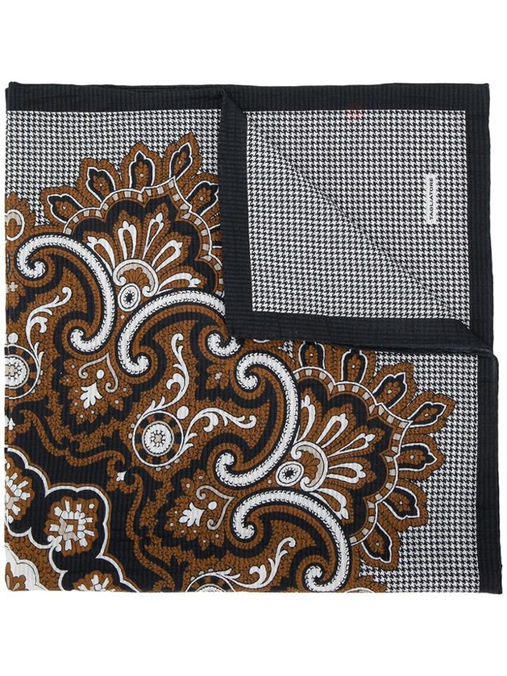 Tagliatore Classic Square Foulard - Brown