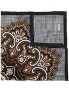 Tagliatore Classic Square Foulard - Brown