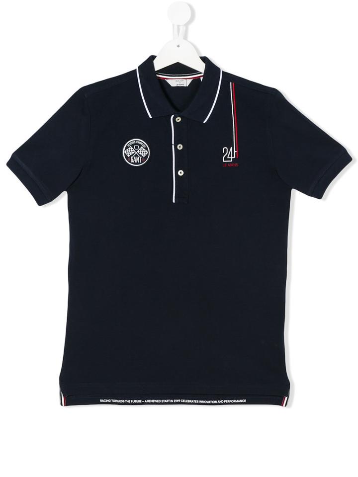 Gant Kids - Polo Shirt - Kids - Cotton - 14 Yrs, Blue