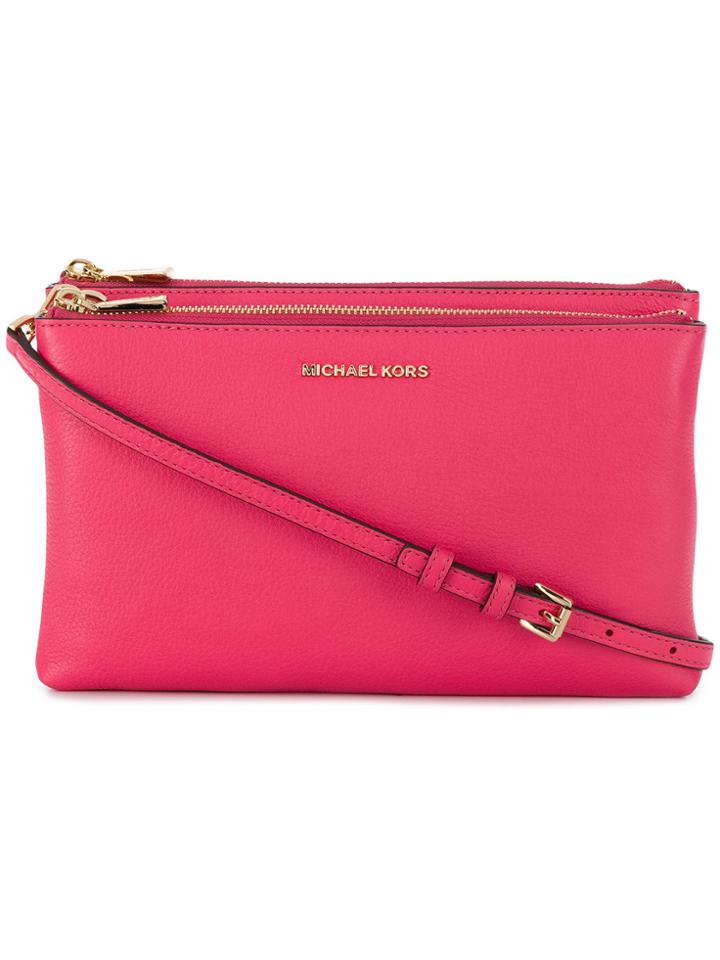 Michael Michael Kors Adele Cross-body Bag - Pink & Purple
