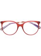 Chloé Eyewear Round Frame Glasses - Red