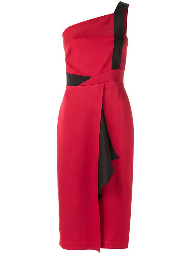 Tufi Duek One Shoulder Dress - Pink & Purple