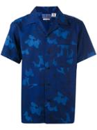 Blue Blue Japan - Floral Print Shortsleeved Shirt - Men - Lyocell - M, Lyocell