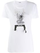 Miu Miu Embroidered Detail T-shirt - White