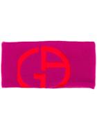 Giorgio Armani Logo Headband - Pink