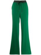 P.a.r.o.s.h. Contrast Waistband Trousers - Green