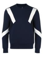 Neil Barrett Triangle Sweatshirt, Men's, Size: Small, Blue, Cotton/polyurethane/spandex/elastane/viscose