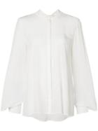 Dorothee Schumacher Oversized Mandarin Collar Shirt - White