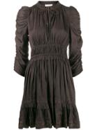 Ulla Johnson Ruched Detail Dress - Brown