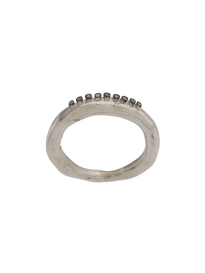Rosa Maria Asymmetric Ring - Silver
