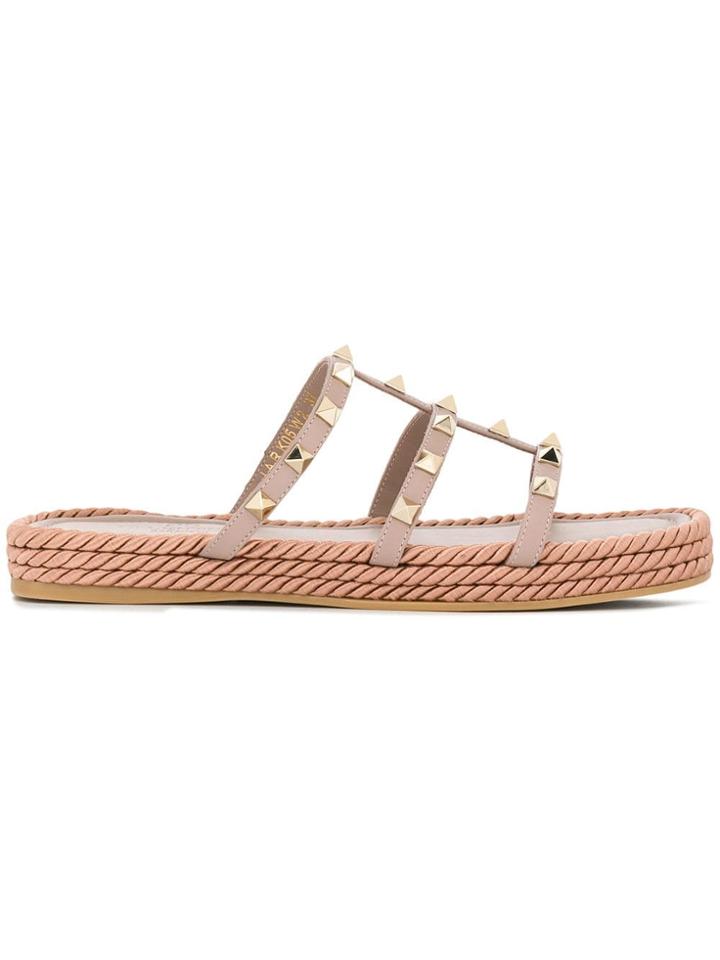 Valentino Valentino Garavani Rockstud Slides - Purple