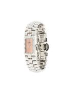 Fendi Pre-owned Logos Wrist Watch - Silver