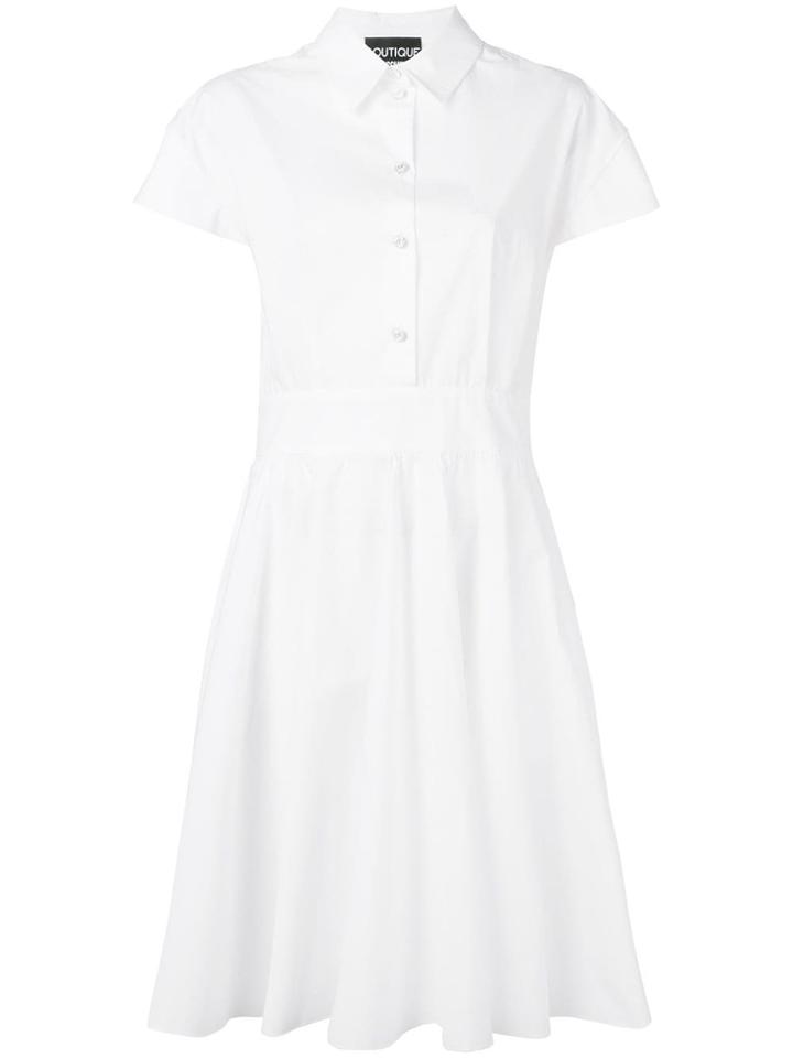 Moschino A-line Shirt Dress - White