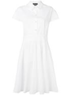 Moschino A-line Shirt Dress - White