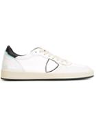 Philippe Model Panelled Low-top Sneakers, Men's, Size: 42, White, Leather/rubber/cotton