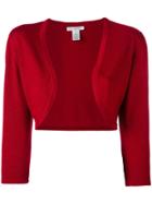 Oscar De La Renta Classic Bolero - Red