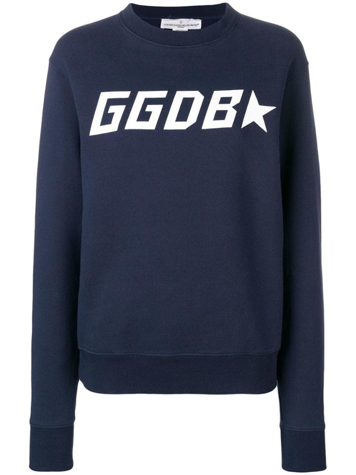 Golden Goose Deluxe Brand Logo Sweatshirt - Blue