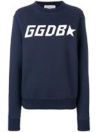 Golden Goose Deluxe Brand Logo Sweatshirt - Blue
