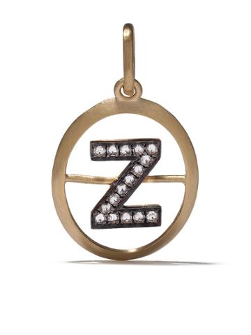 Annoushka 18ct Gold Diamond Initial Z Necklace - 18ct Yellow Gold