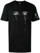 Lanvin Pencil Eyes Print T-shirt - Black