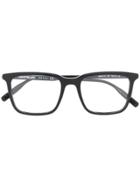 Montblanc Oversized Square Frame Glasses - Black