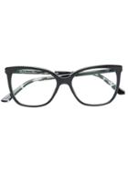 Dior Eyewear Classic Square Glasses - Black