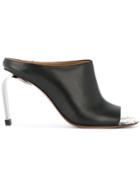 Clergerie Open Toe Mules - Black