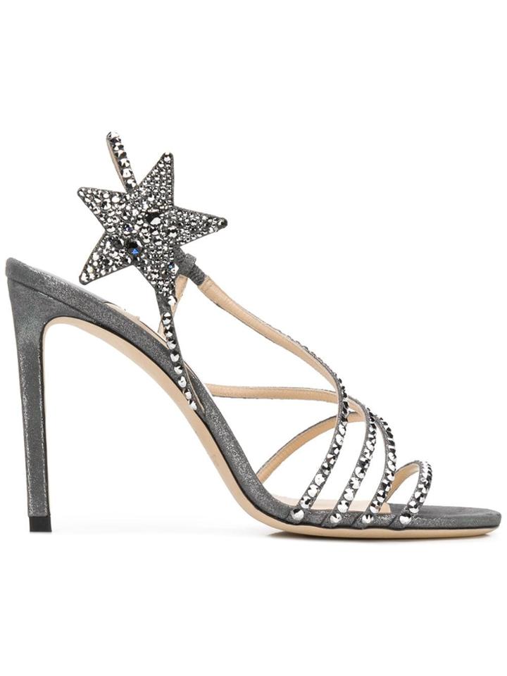 Jimmy Choo Lynn 100 Sandals - Grey