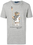 Polo Ralph Lauren Logo Bear Print T-shirt - Grey