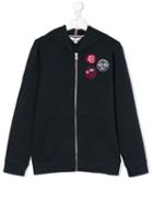 Gant Kids - Patches Hoodie - Kids - Cotton/polyester - 15 Yrs, Blue