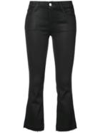 J Brand Selena Mid Rise Crop Boot Jeans - Black