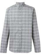 Ami Alexandre Mattiussi Checked Shirt, Men's, Size: 42, Grey, Cotton