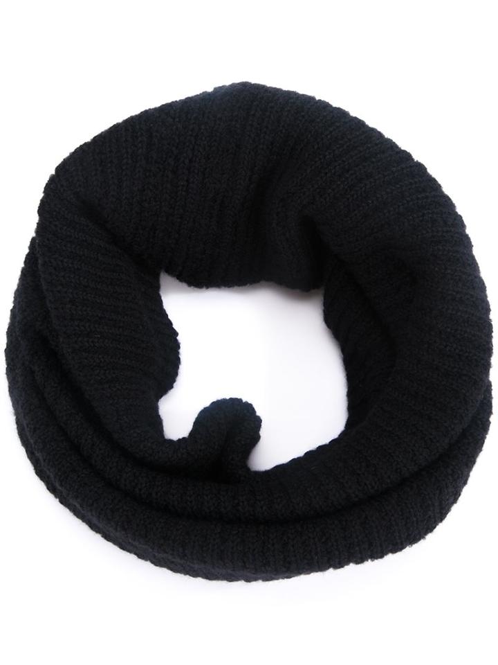 Rick Owens Circle Scarf, Men's, Black, Nylon/cashmere/wool