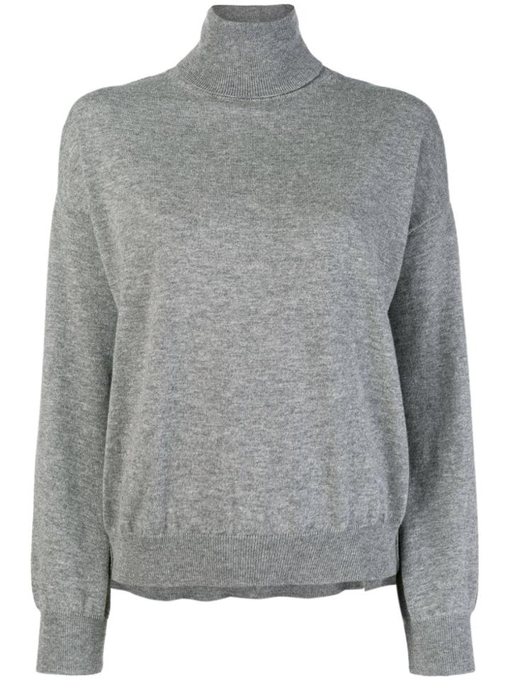 Mauro Grifoni Turtle Neck Jumper - Grey